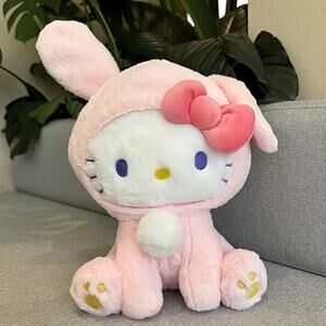 Hello Kitty Stuffed Animal Plush Toy in Rabbit Suit